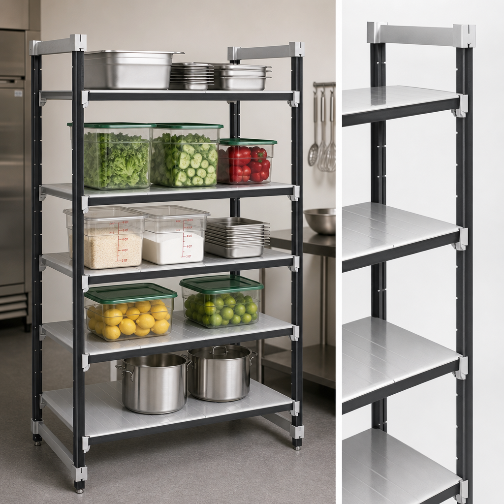5-Tier Solid Shelf Configuration