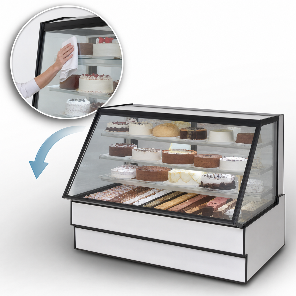 Sloped Thermopane Tilt-Out Front Glass