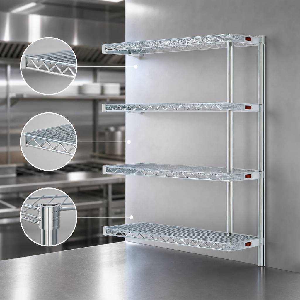 Patented QuadTruss® Shelf Design