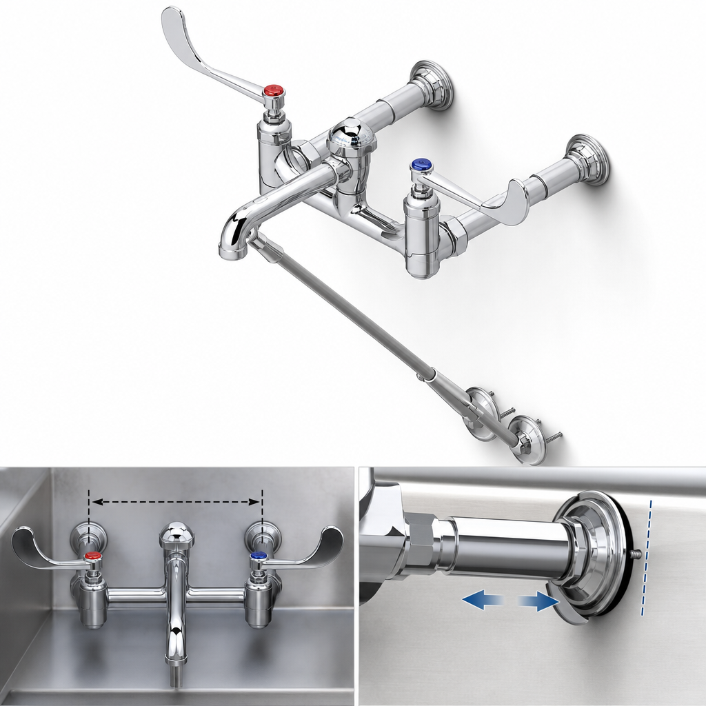 Adjustable 8-Inch Centers