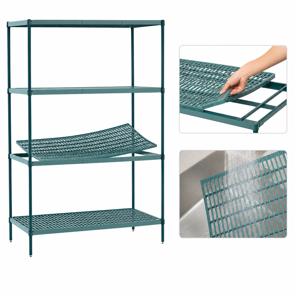 Removable Polymer Shelf Mats