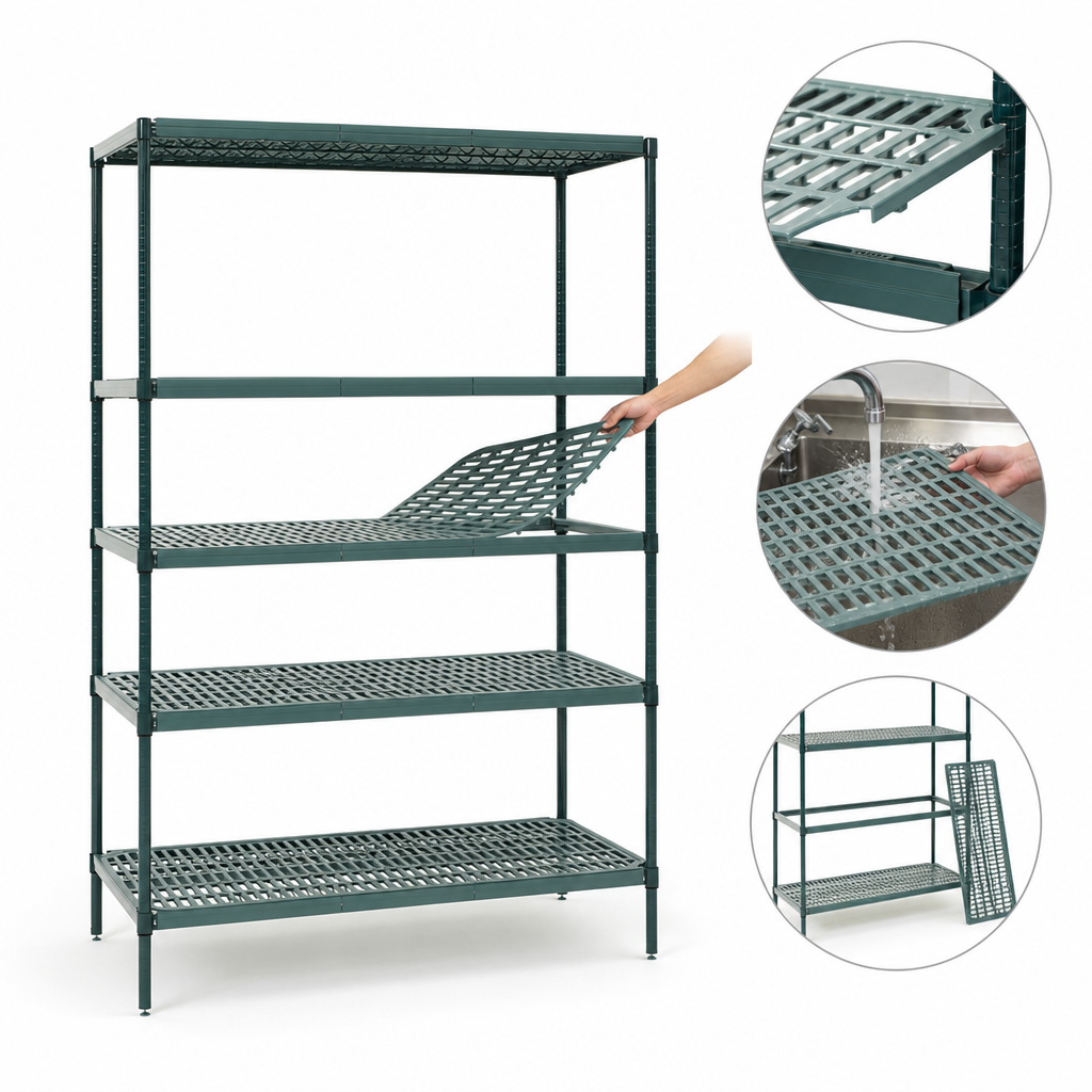 Removable Polymer Shelf Mats