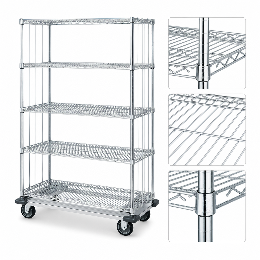 Five Wire Shelves