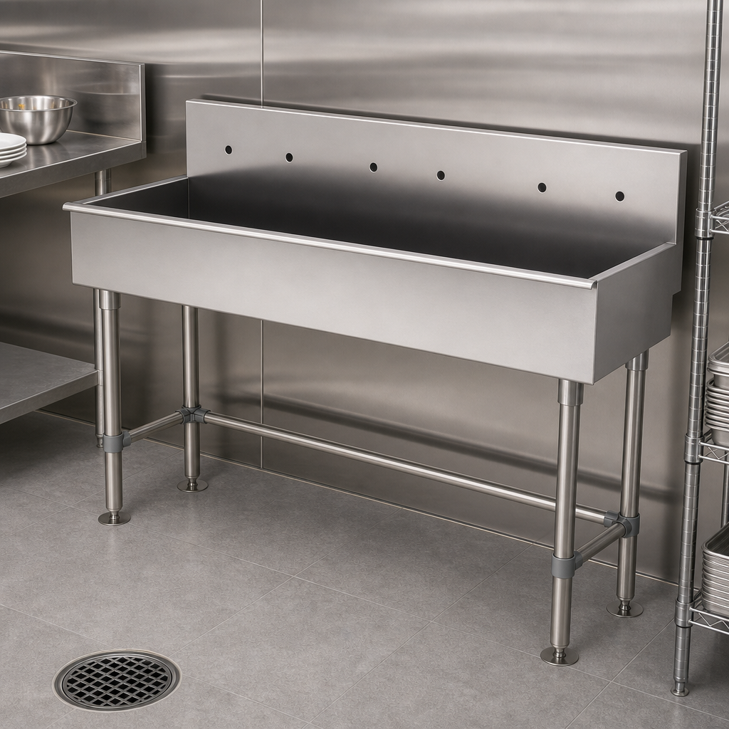 16-Gauge 304 Stainless Steel Construction