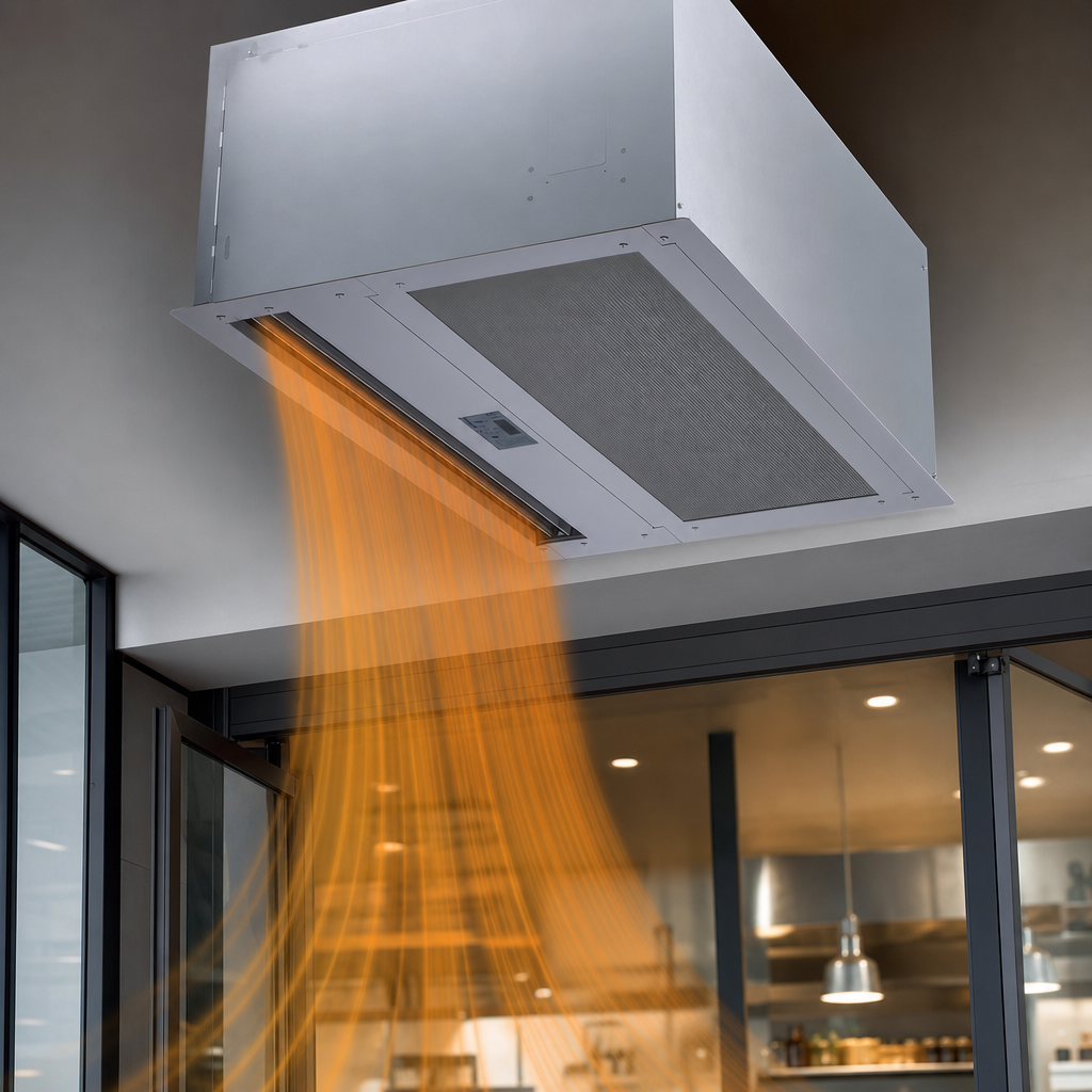 Electric Heated Air Curtain