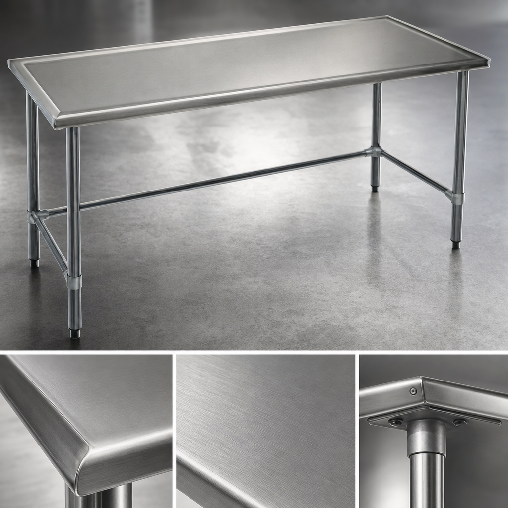 14-Gauge Stainless Steel Top