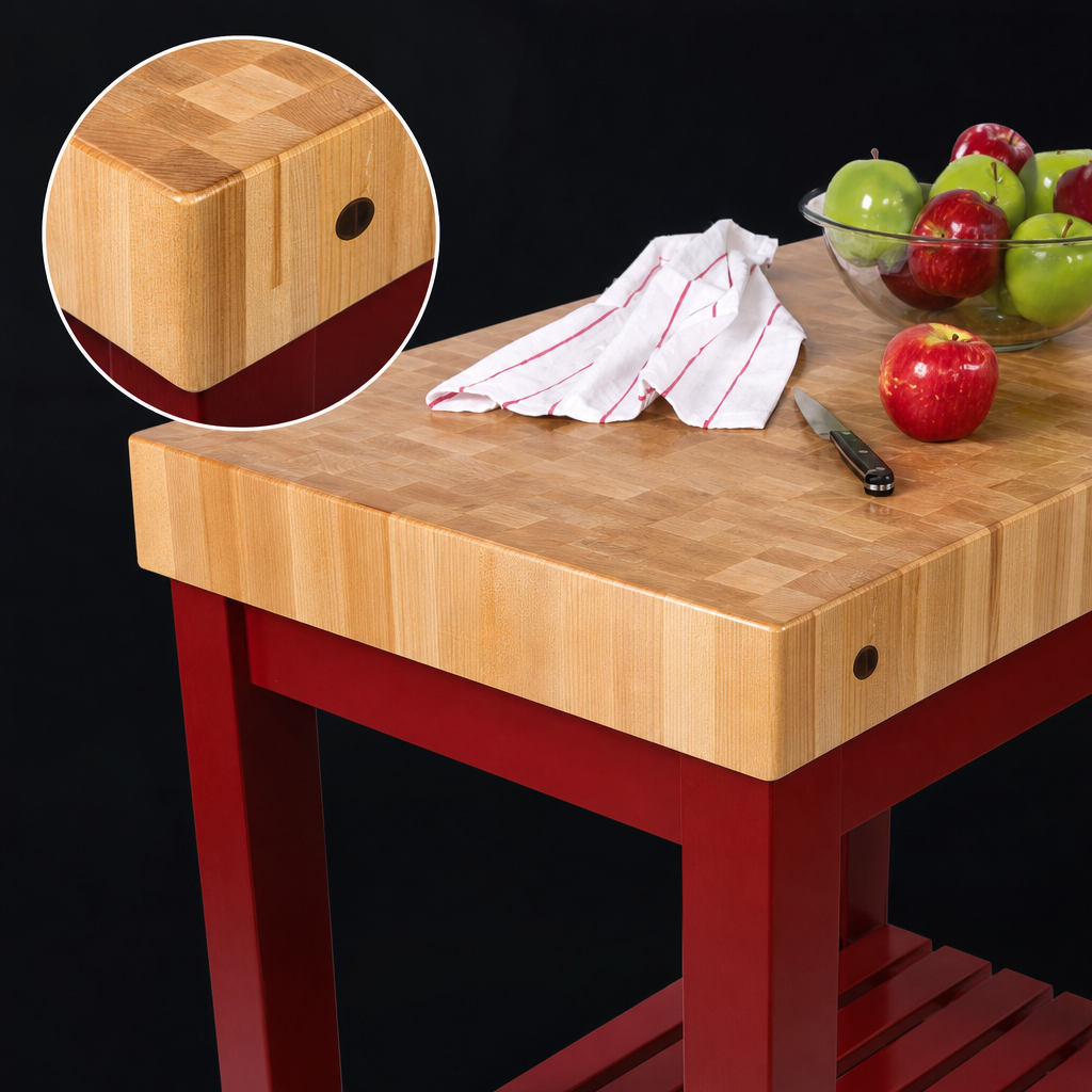 4-Inch Thick End-Grain Maple Top