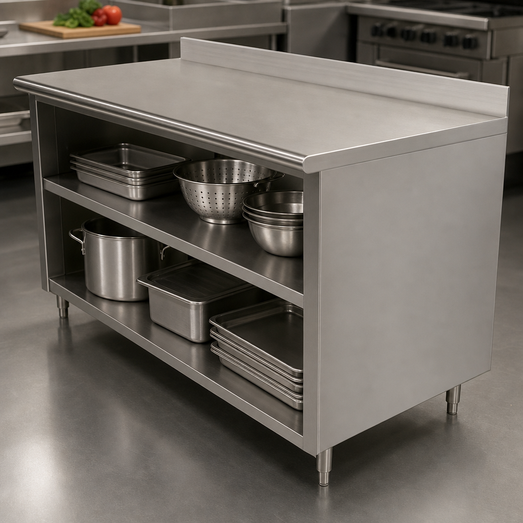 Open Base With Mid Shelf