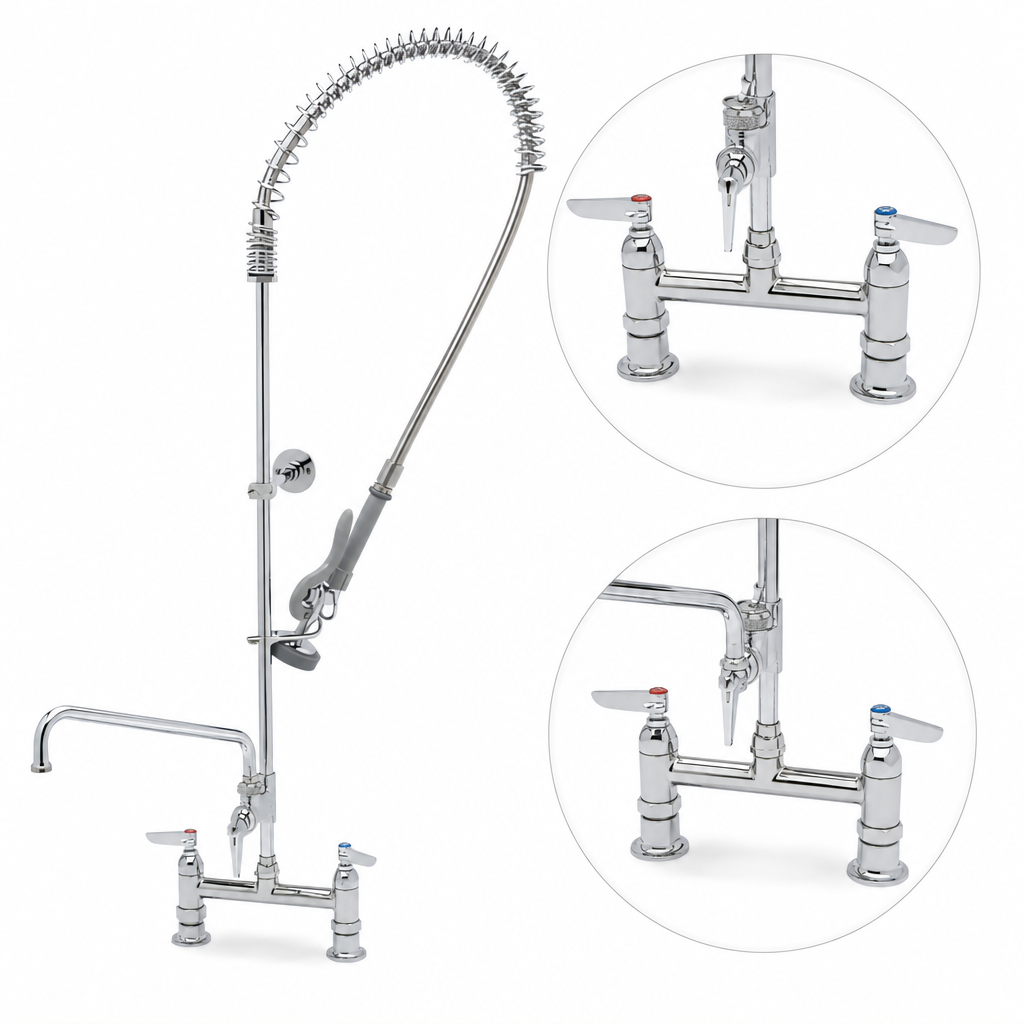 Deck-Mount Mixing Faucet Base