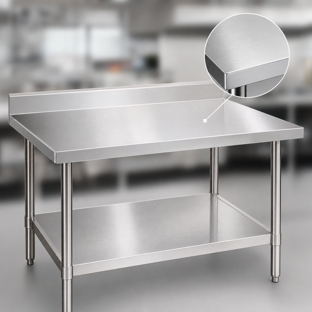 14-Gauge 300-Series Stainless Steel Top