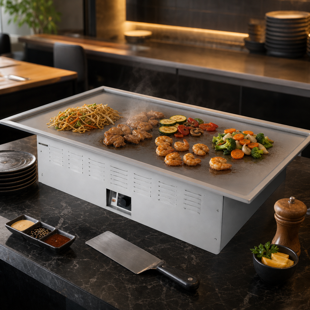 Teppan-Yaki Cooking Style