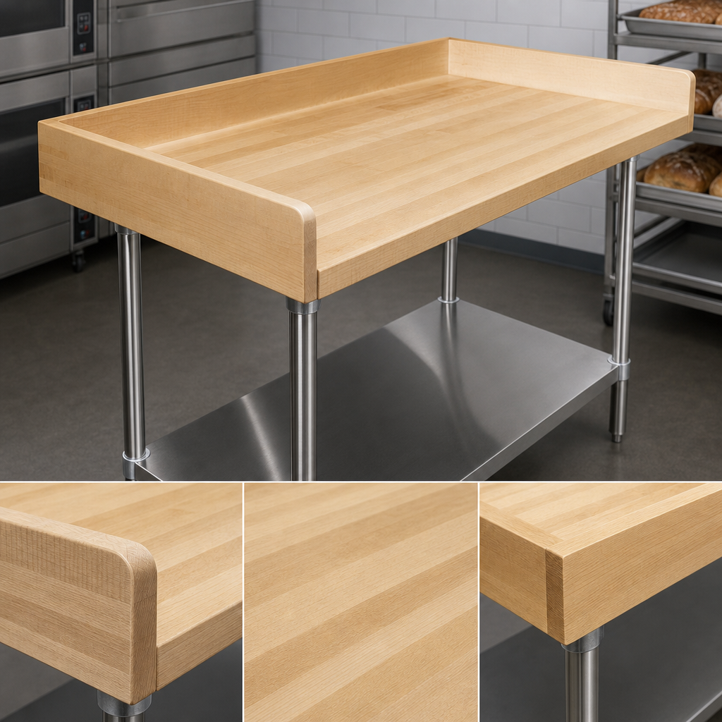 Wood Butcher Block Top
