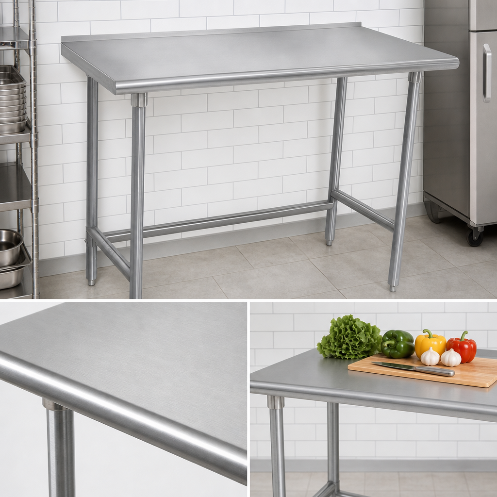 16-Gauge 304 Stainless Steel Top