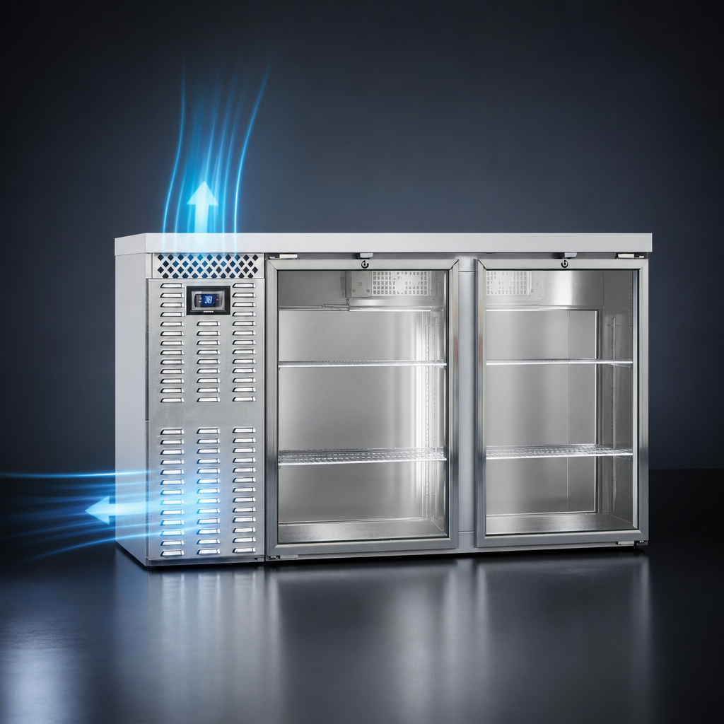 Front Breathing Refrigeration System