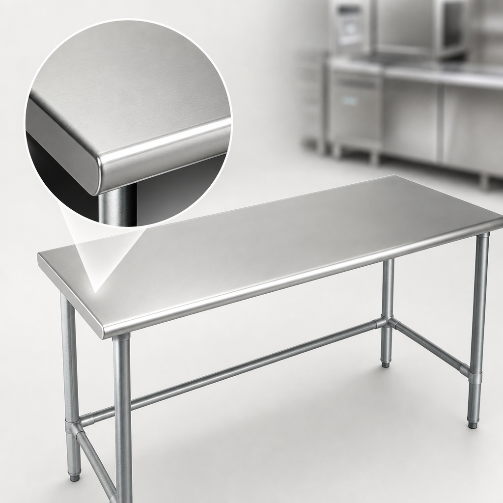 16-Gauge Stainless Steel Top