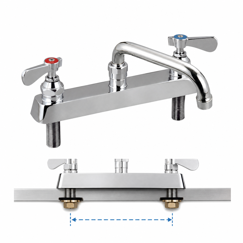 8-Inch Deck Mount Centers