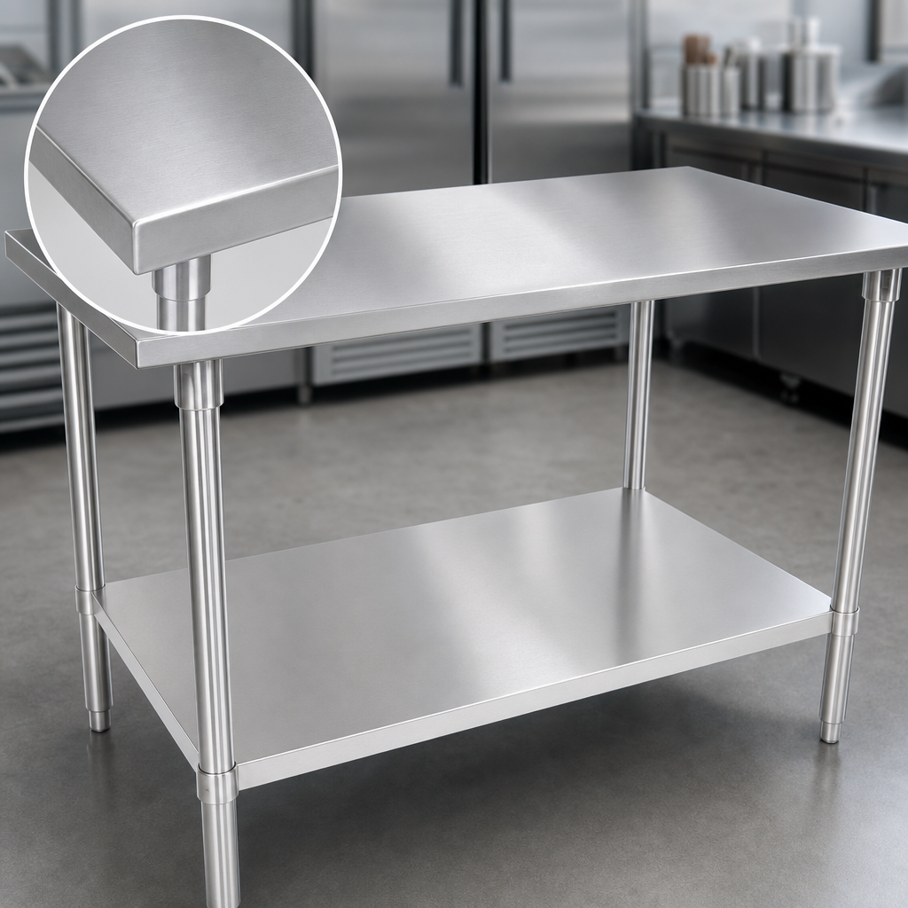 16-Gauge Stainless Steel Top