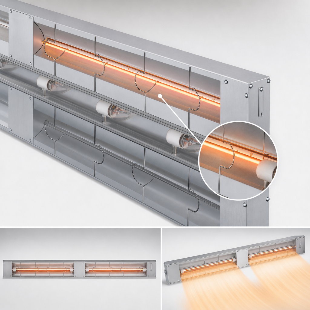 Single Heater Rod Housing