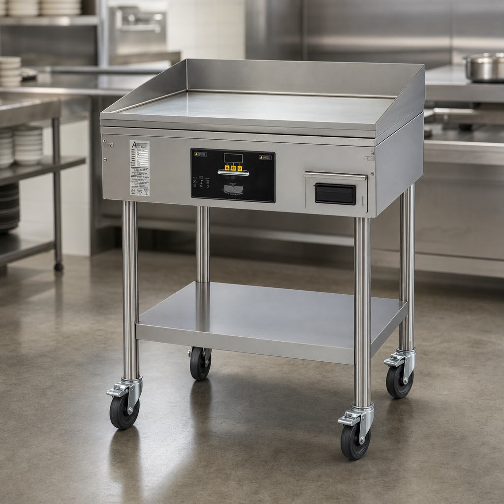 Included Stand with Casters