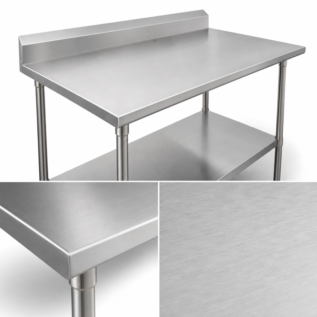 16-Gauge Stainless Steel Top