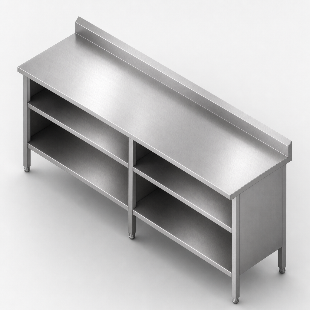 16-Gauge Stainless Steel Top