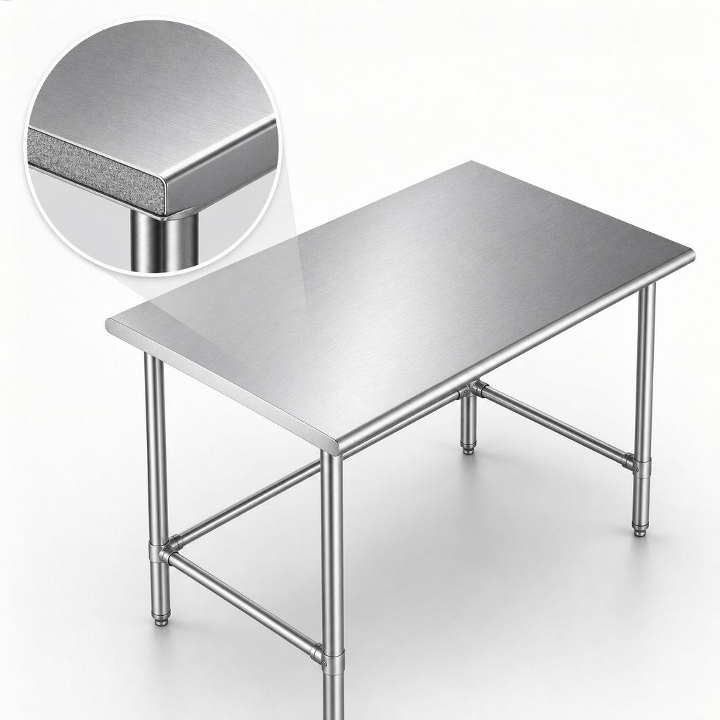 18/400 Stainless Steel Reinforced Top