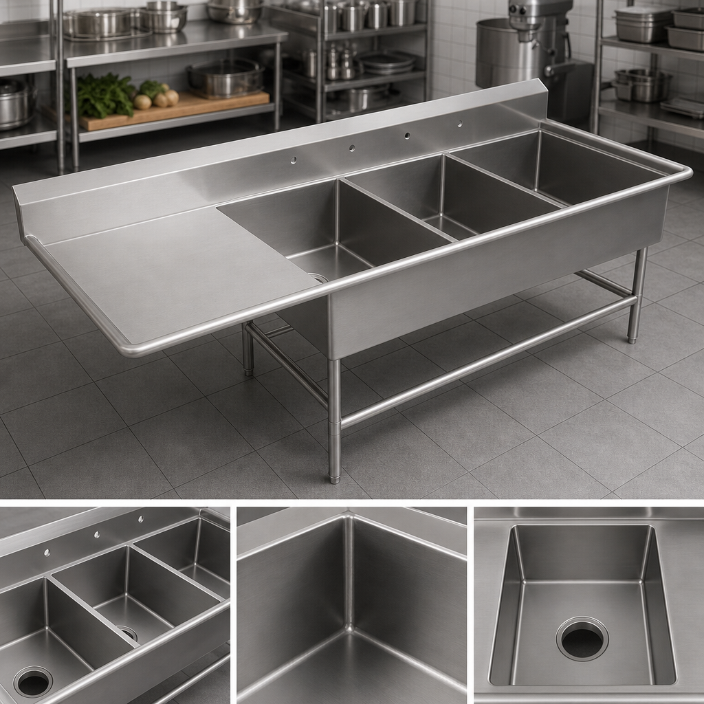 Three-Compartment Bowl Layout
