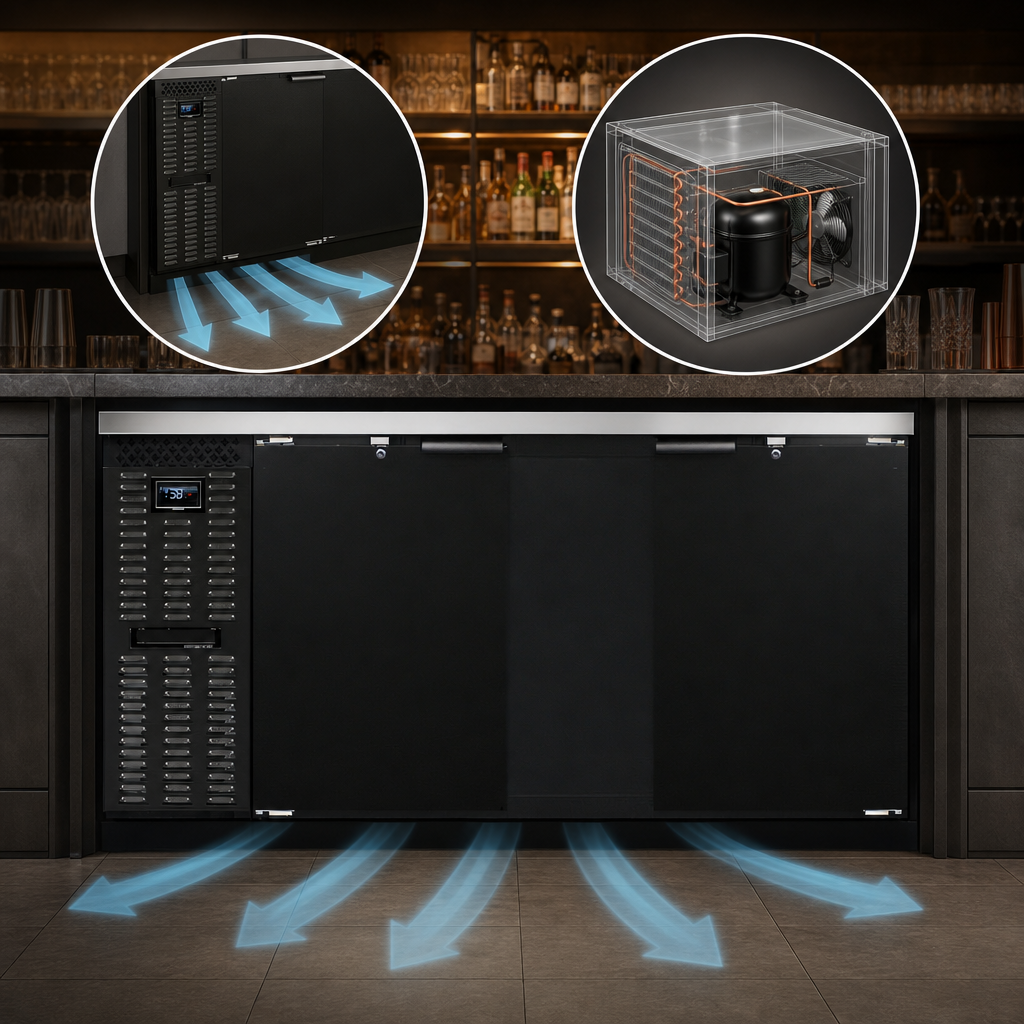 Front-Breathing Self-Contained Refrigeration