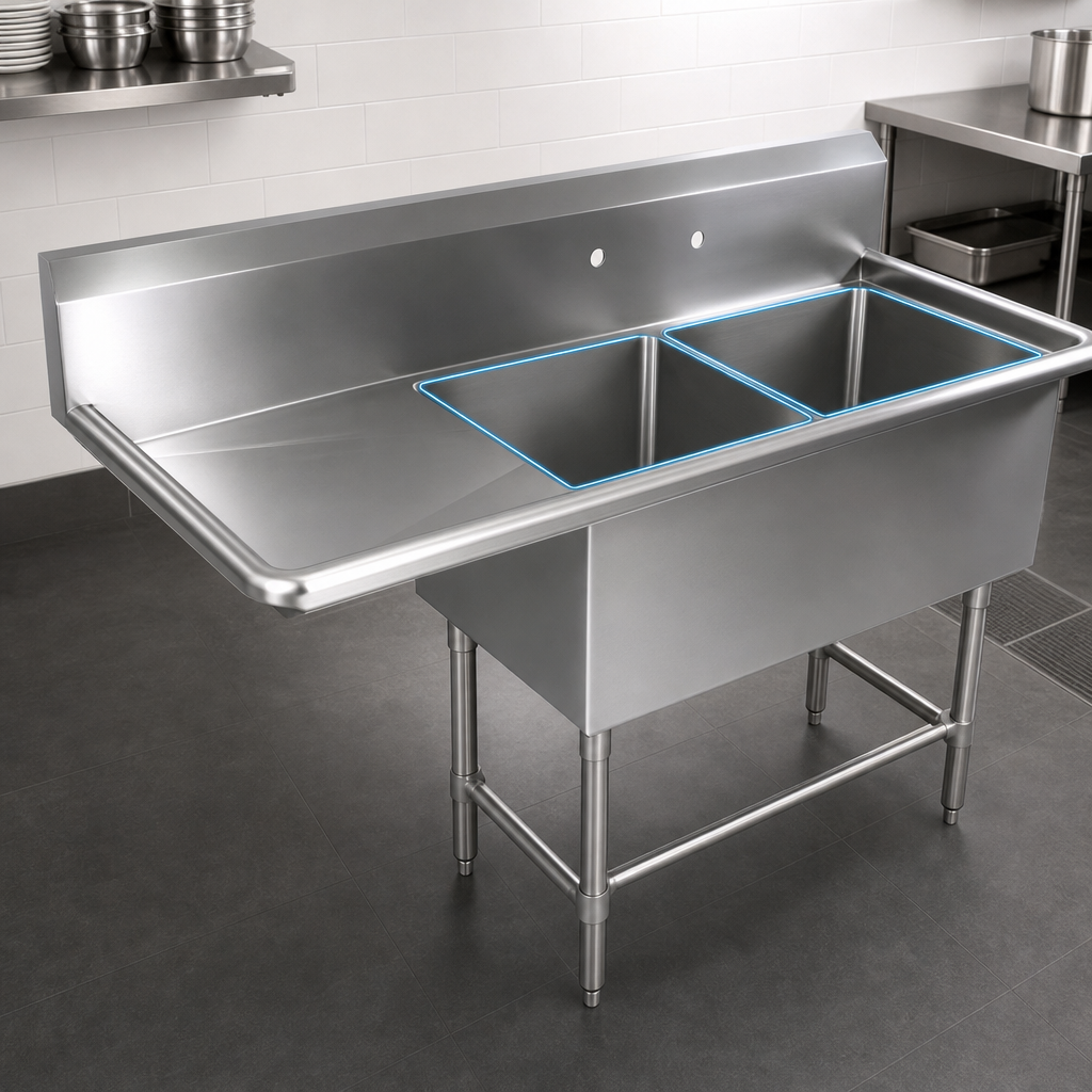 Two-Compartment Sink