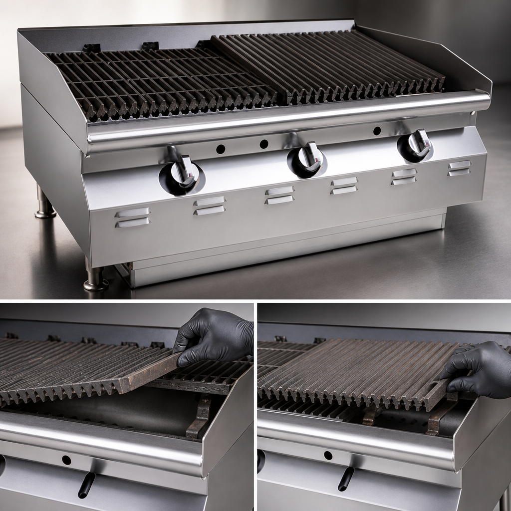 Adjustable Heavy-Duty Cast Iron Grates
