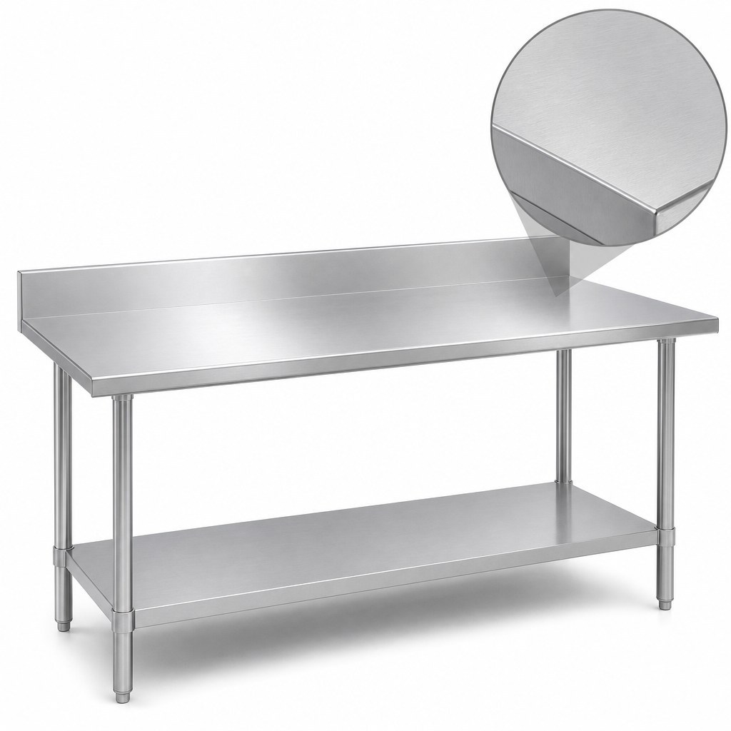 16-Gauge 400-Series Stainless Steel Top