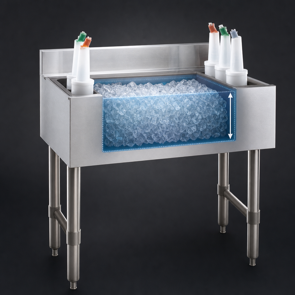 12-Inch Deep Insulated Ice Bin