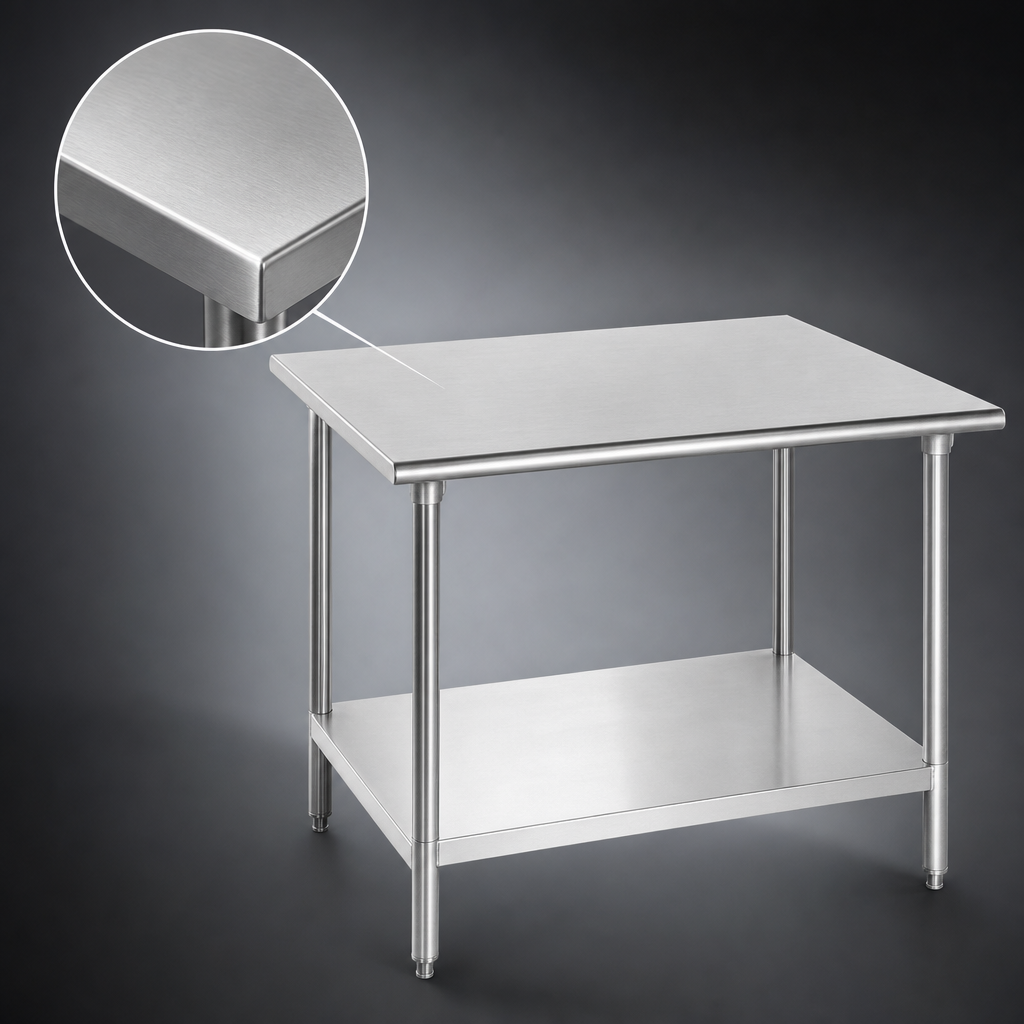 14 Gauge 304 Stainless Steel Top