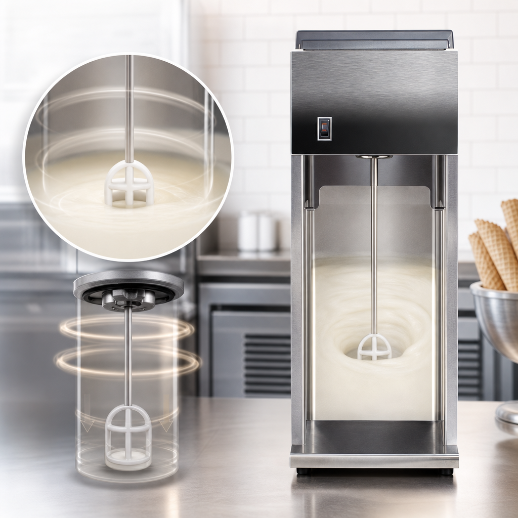 Permanent Soft Ice Cream Agitator
