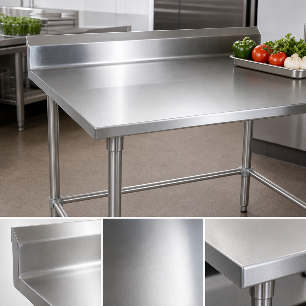 16-Gauge 300 Series Stainless Steel Top