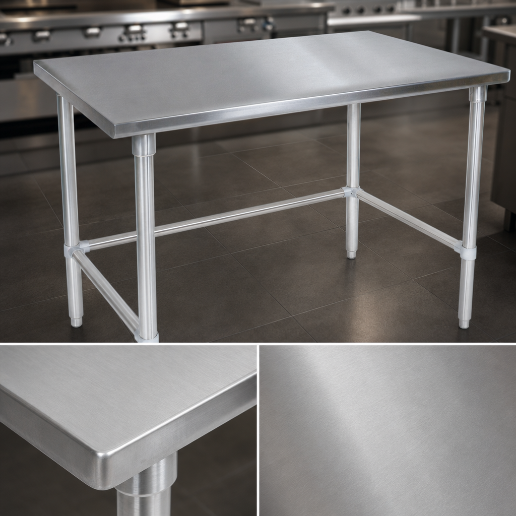 14-Gauge Stainless Steel Top