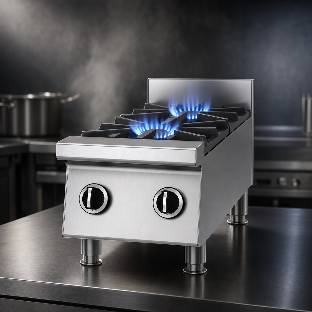 Two High-Output Open Burners