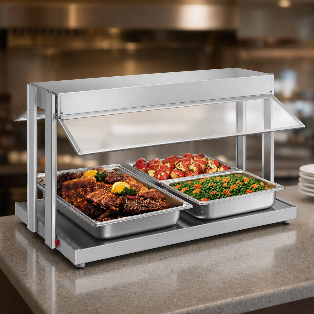 Buffet-Style Sneeze Guards