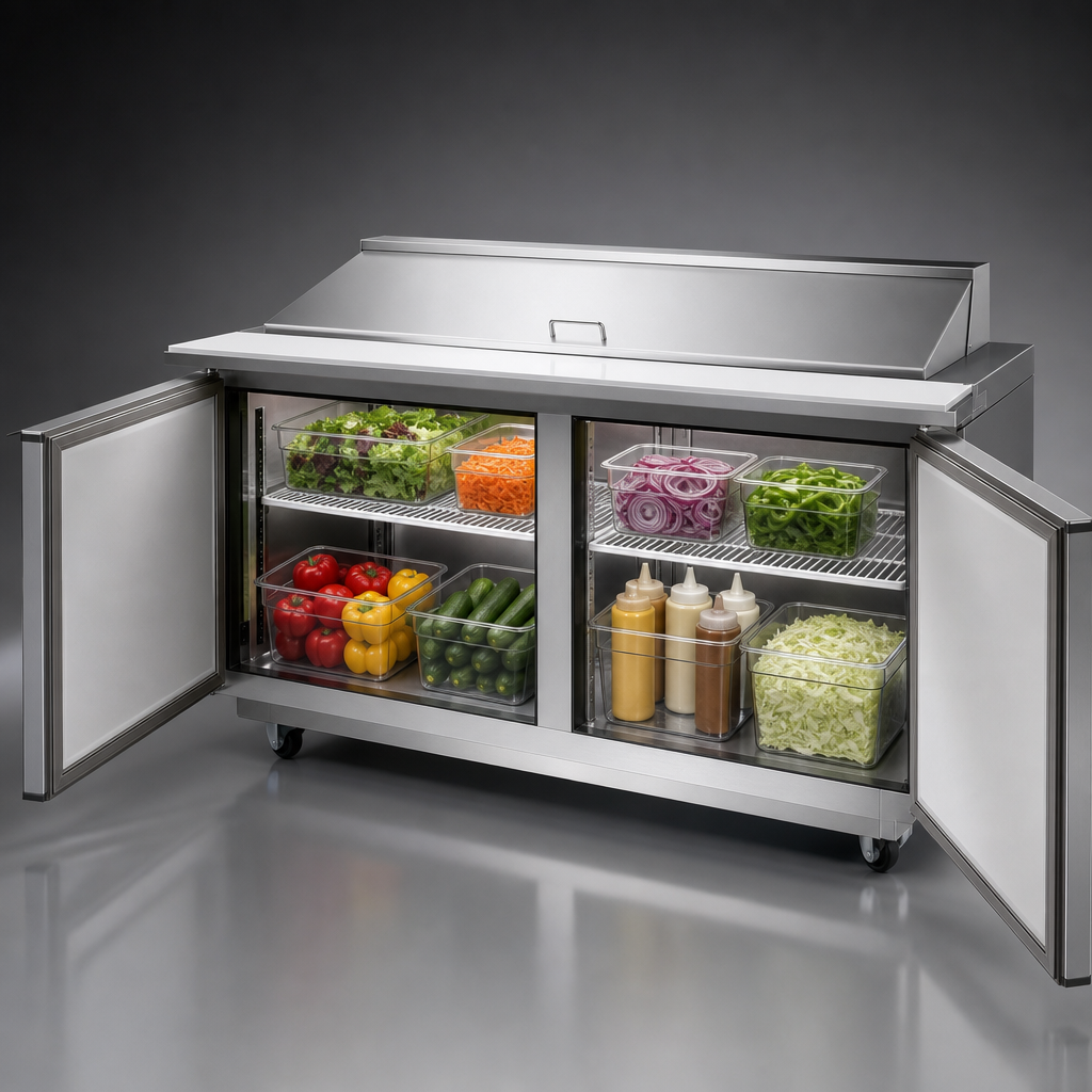 Two-Section Refrigerated Storage