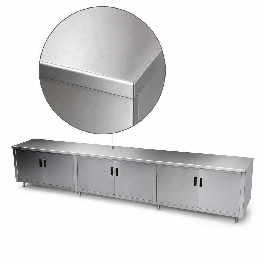 14-Gauge 304 Stainless Steel Top