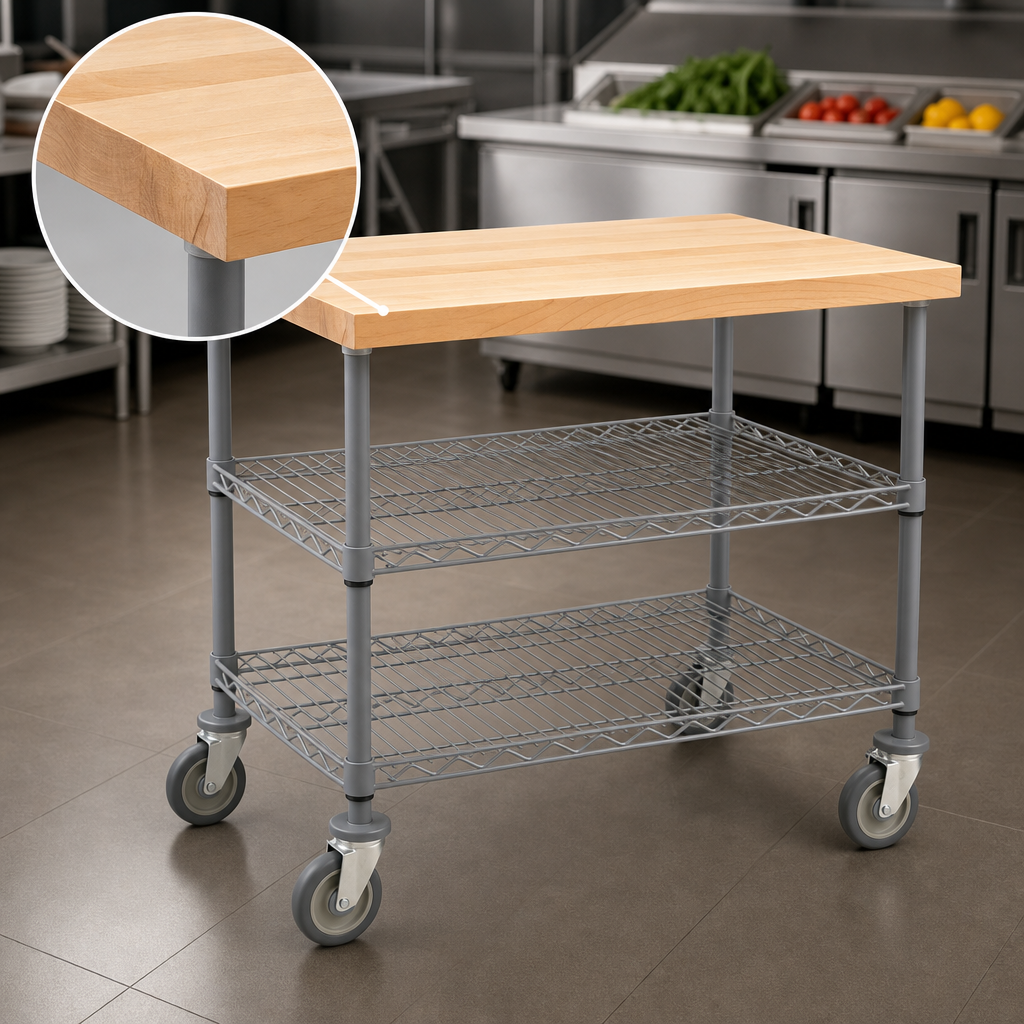 1-3/4 Inch Maple Butcher Block Top