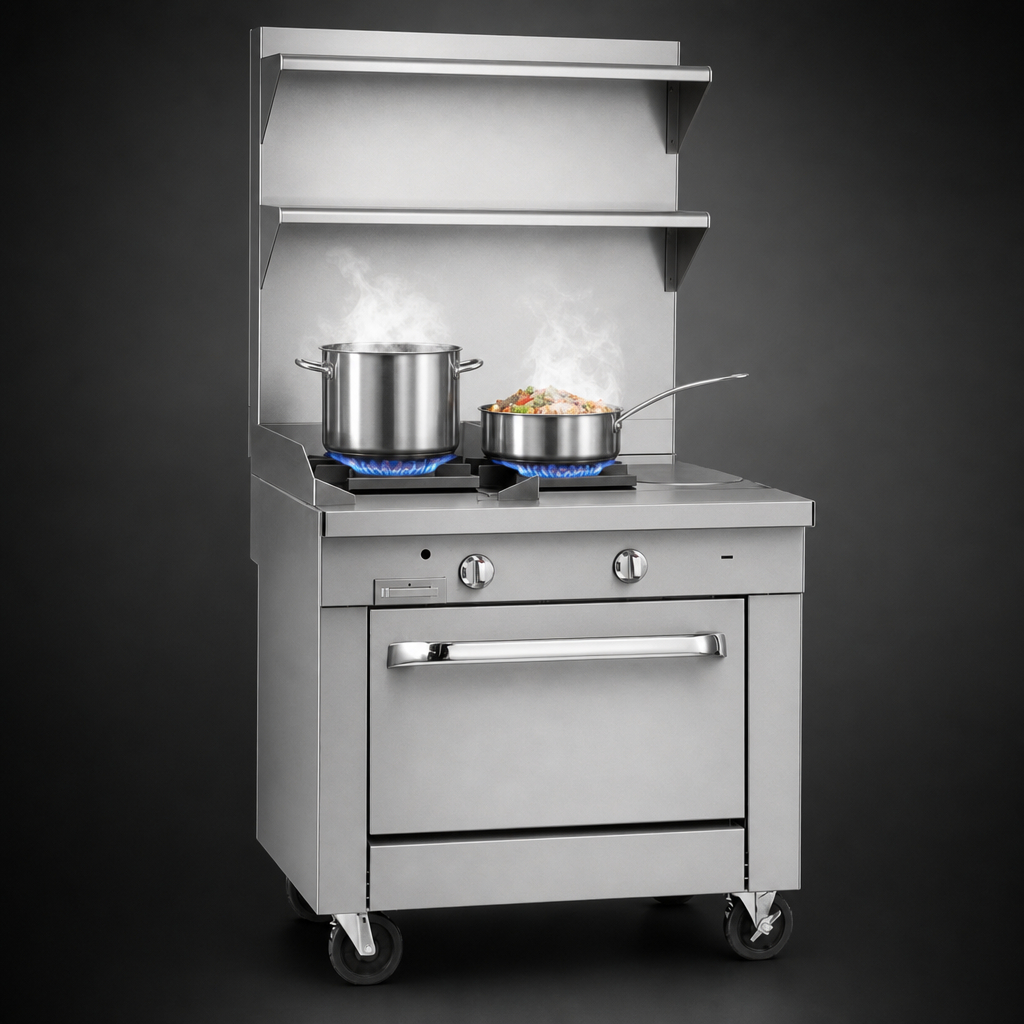 Two 35,000 BTU Open Burners