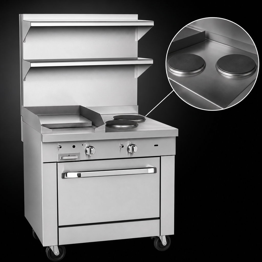 Two 12-Inch Hot Tops