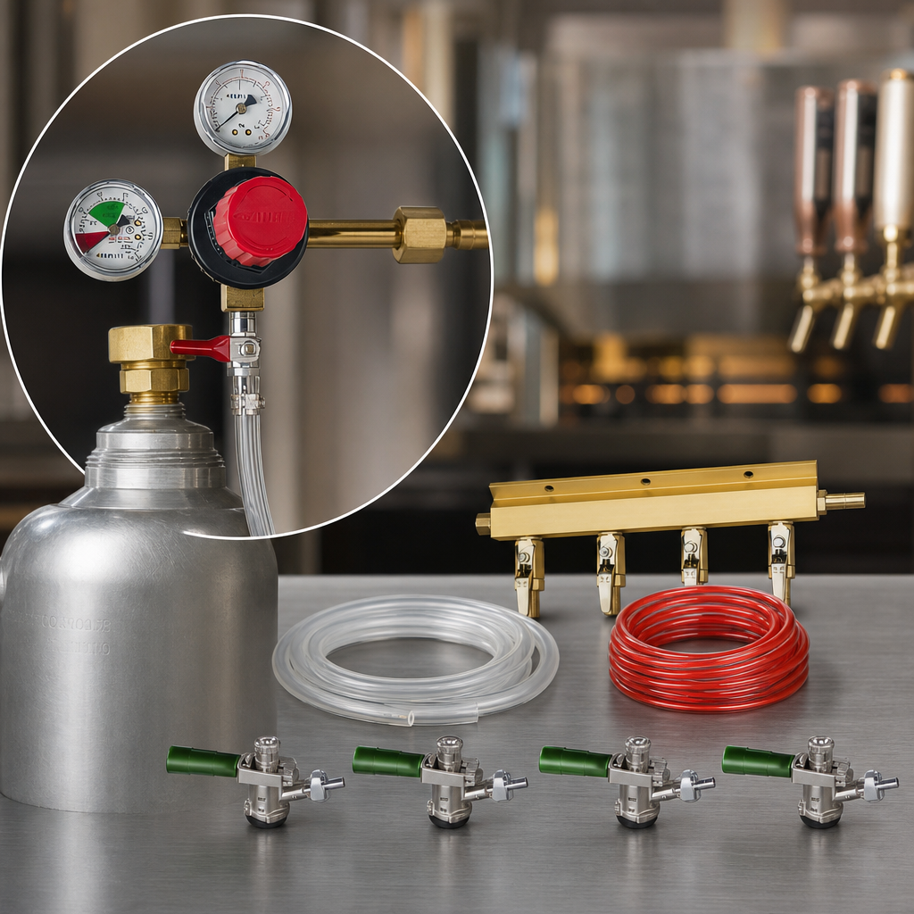 CO2 Tank Mount Primary Regulator