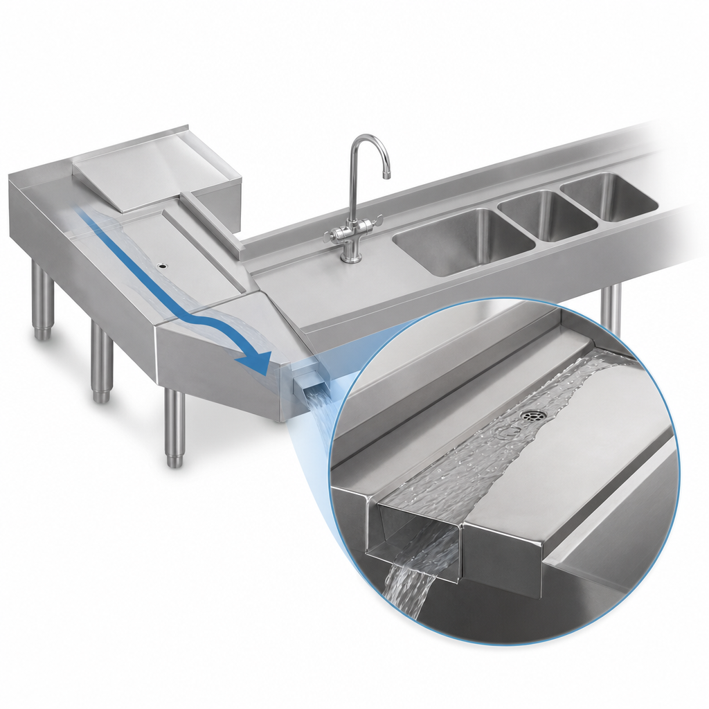 Liquid Waste Chute