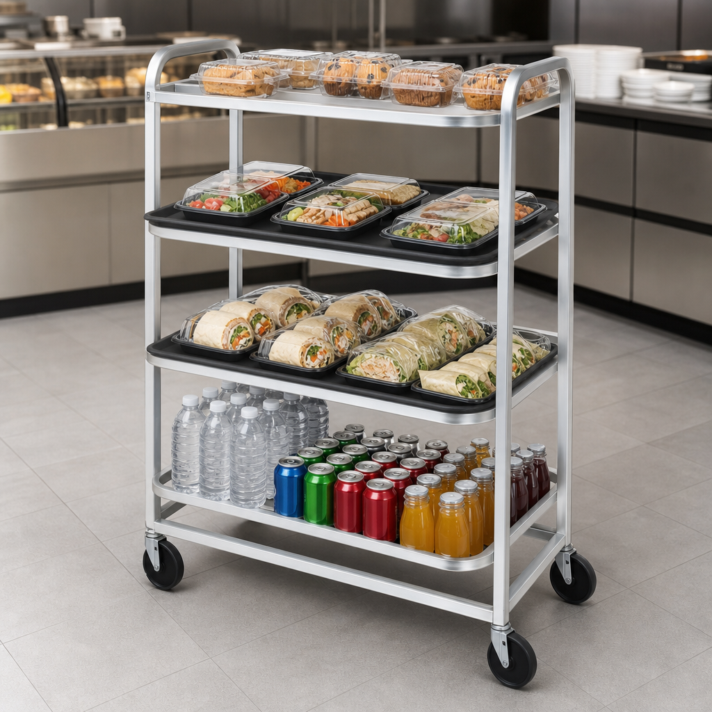 Four-Shelf Display Layout