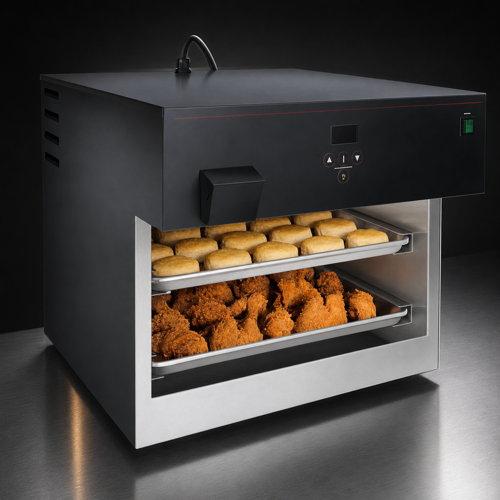 2-Tier Half-Size Pan Capacity