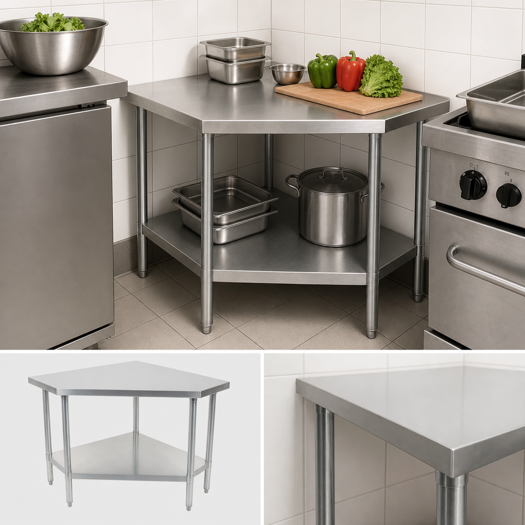 Corner Work Table Design