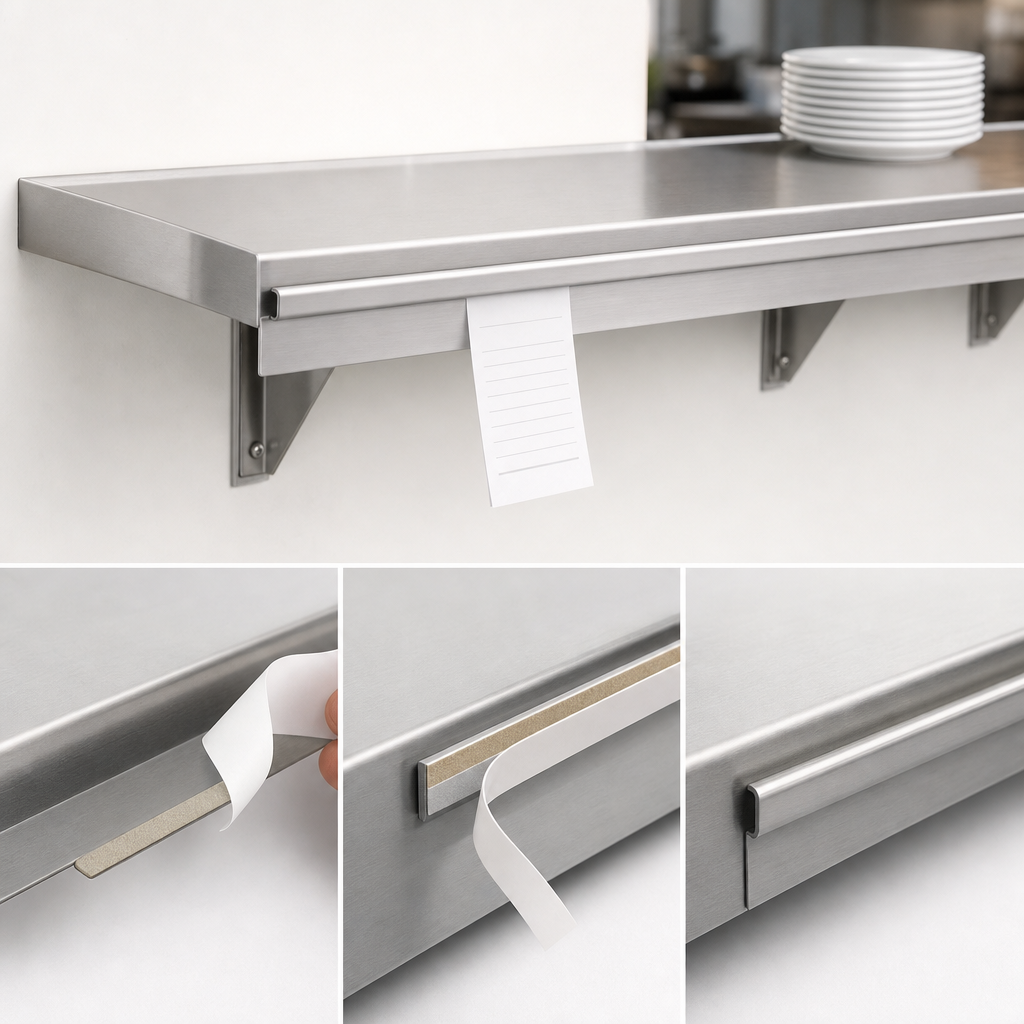 Tape-On Ticket Rail