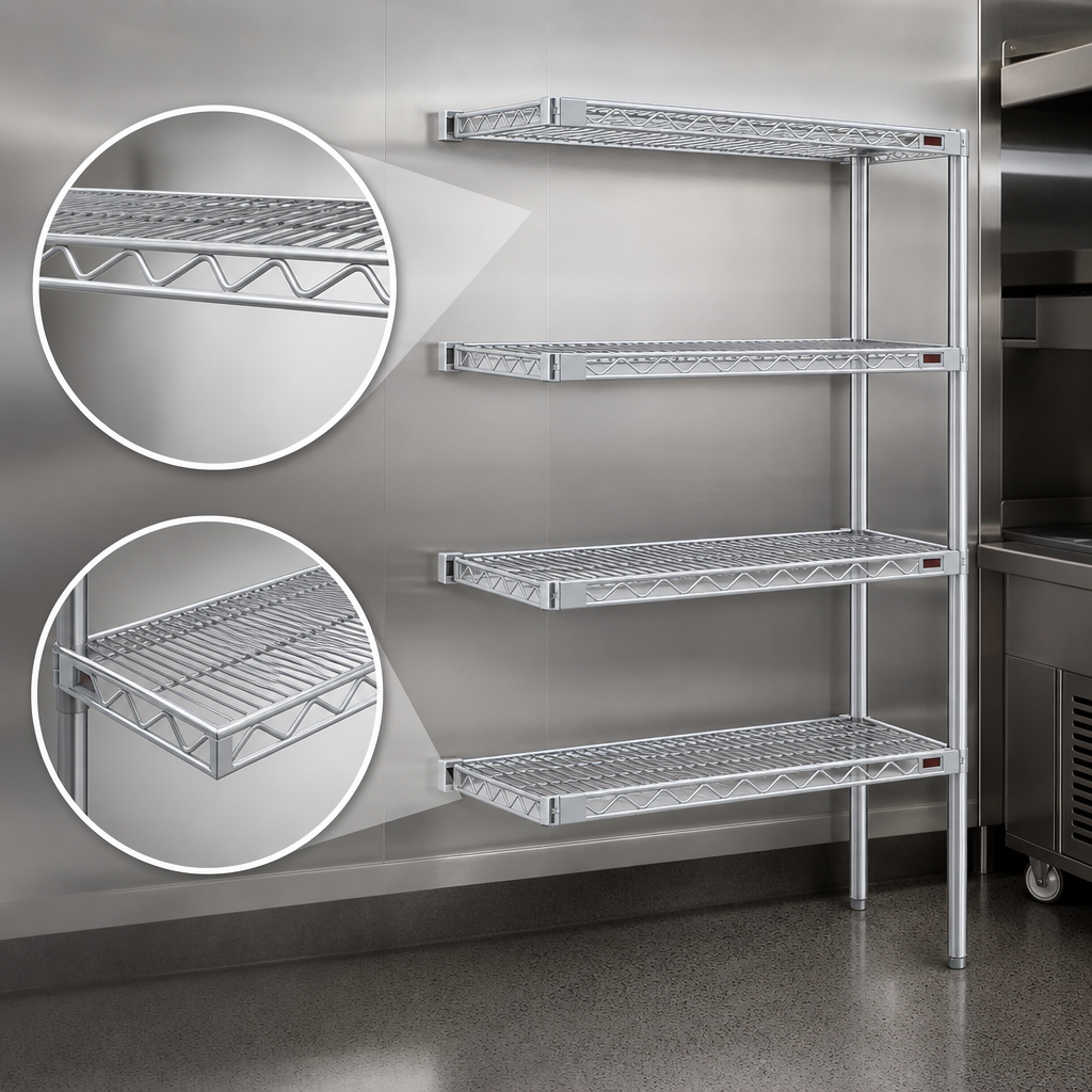 Patented QuadTruss® Shelf Design